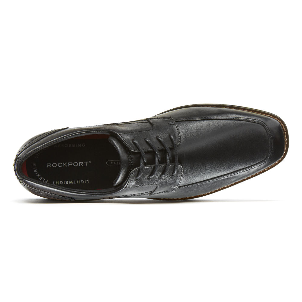 Rockport Oxfords Herre Svart - Braylon Apron Toe - JKCN36790
